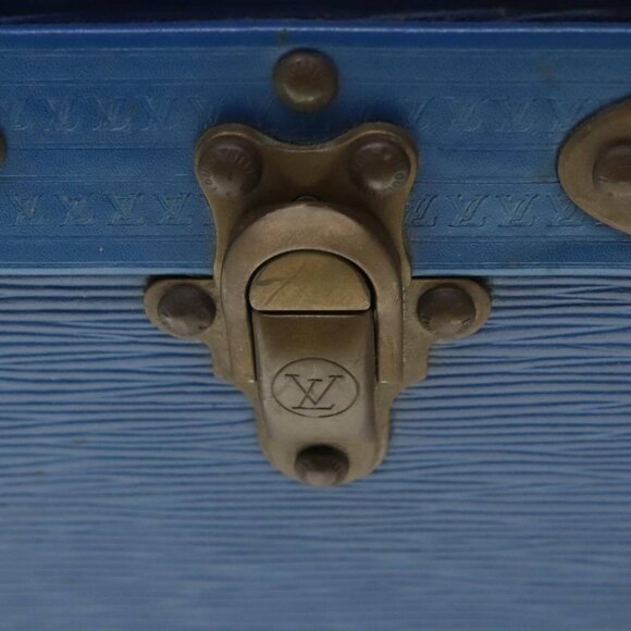 LOUIS VUITTON Epi Alzer 65 Trunk Blue LV Auth 107772A - Picture 10 of 15